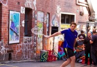 Adidas Tennis Stars take over Melbourne Laneway