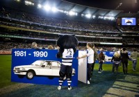 Custom made giant pods for Ford’s anniversary at the MCG