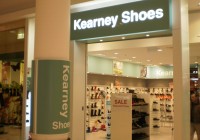 Kearney Shoes lightbox and shop signage